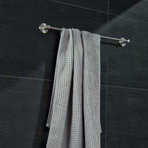 Grohe Essentials Towel Rail - 450mm - Supersteel (40688DC1) - main image 2