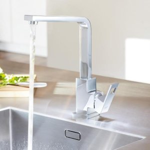 Grohe Eurocube Single Lever Sink Mixer - Chrome (31255000) - main image 2