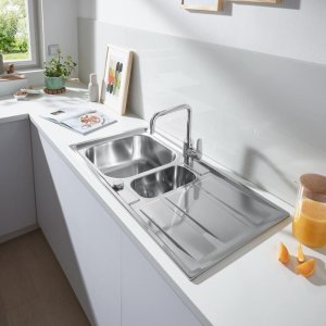 Grohe Eurodisc Cosmopolitan Single Lever Sink Mixer - Chrome (31122002) - main image 2