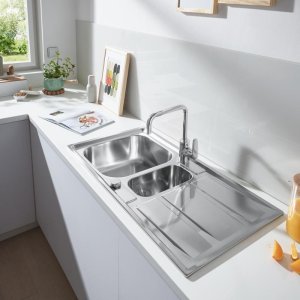 Grohe Eurodisc Cosmopolitan Single Lever Sink Mixer - Chrome (31122004) - main image 2