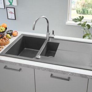 Grohe Eurosmart Cosmopolitan Single Lever Sink Mixer - Chrome (32843000) - main image 2
