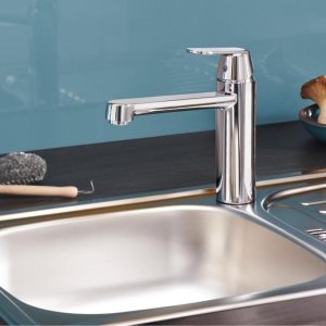 Grohe Eurosmart Single Lever Sink Mixer - Chrome (31170000) - main image 2