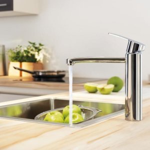 Grohe Eurostyle Cosmopolitan Single Lever Sink Mixer - Chrome (31125002) - main image 2