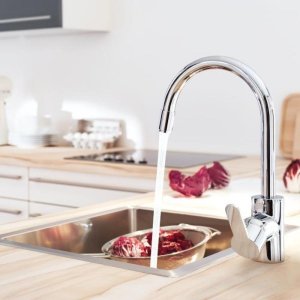Grohe Eurostyle Cosmopolitan Single Lever Sink Mixer - Chrome (31126002) - main image 2