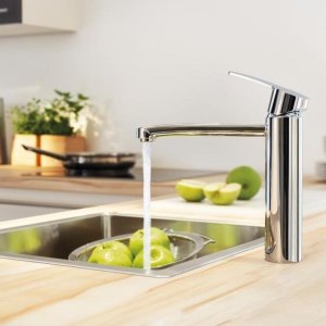 Grohe Eurostyle Cosmopolitan Single Lever Sink Mixer - Chrome (31153002) - main image 2