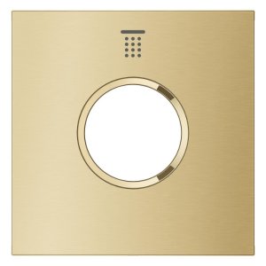 Grohe Grohtherm Aqua Tiles Exchangeable Metal Plate & Symbol - Head Shower 1 - Brushed Cool Sunrise (106887GN00) - main image 2
