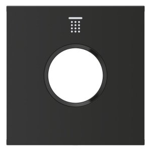Grohe Grohtherm Aqua Tiles Exchangeable Metal Plate & Symbol - Head Shower 1 - Phantom Black (106887KF00) - main image 2