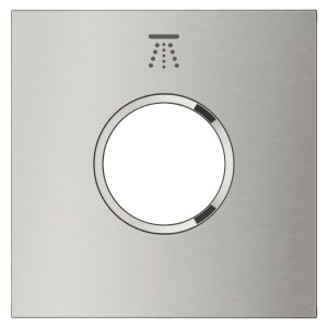 Grohe Grohtherm Aqua Tiles Exchangeable Metal Plate & Symbol - Head Shower 3 - Supersteel (106889DC00) - main image 2