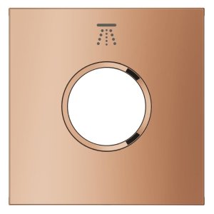 Grohe Grohtherm Aqua Tiles Exchangeable Metal Plate & Symbol - Head Shower 3 - Warm Sunset (106889DA00) - main image 2