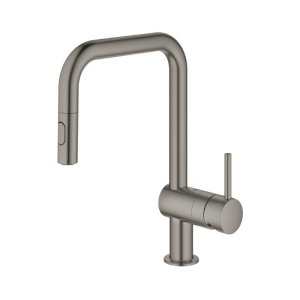 Grohe Minta Single Lever Sink Mixer - Brushed Hard Graphite (32322AL2) - main image 2