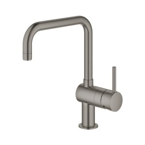 Grohe Minta Single Lever Sink Mixer - Brushed Hard Graphite (32488AL0) - main image 2