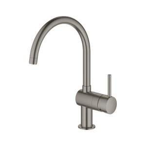 Grohe Minta Single Lever Sink Mixer - Brushed Hard Graphite (32917AL0) - main image 2