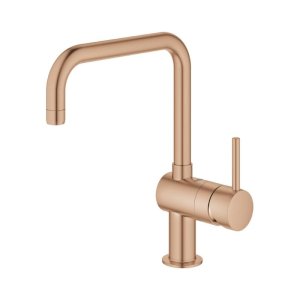 Grohe Minta Single Lever Sink Mixer - Brushed Warm Sunset (32488DL0) - main image 2