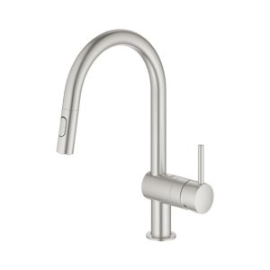 Grohe Minta Single Lever Sink Mixer - Supersteel (32321DC2) - main image 2