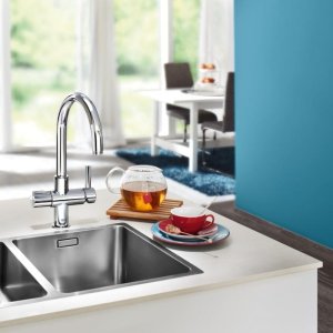 Grohe Red Duo Single Lever 1/2" Sink Mixer - Chrome (30033000) - main image 2