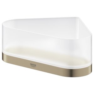 Grohe Selection Corner Shower Tray With Holder - Brushed Nickel (41038EN0) - main image 2