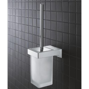 Grohe Selection Cube Toilet Brush Set - Chrome (40857000) - main image 2
