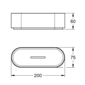 Grohe Selection Shower Tray Without Holder (41037000) - main image 2