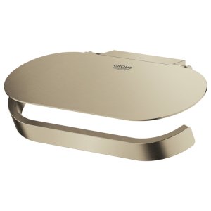 Grohe Selection Toilet Roll Holder With Cover - Brushed Nickel (41069EN0) - main image 2
