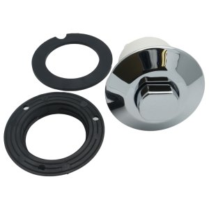 Grohe single flush pneumatic push button - chrome (38488000) - main image 2