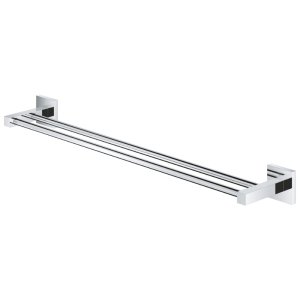 Grohe Start Cube Double Towel Bar 600mm - Chrome (41104000) - main image 2