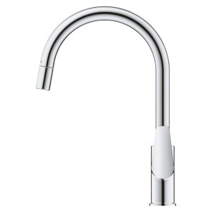 Grohe Quickfix Start Edge C- Spout Single Lever Sink Mixer Tap - Chrome (30551000) - main image 2