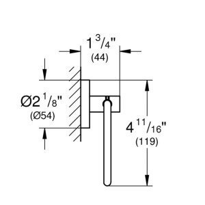 Grohe Start Toilet Paper Holder - Supersteel (41200DC0) - main image 2