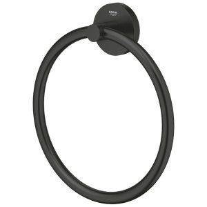 Grohe Start Towel Ring - Matt Black (411742430) - main image 2