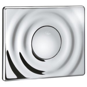 Grohe Surf Single Flush Plate - Chrome (38574000) - main image 2
