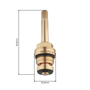 Grohe 1/2" head part flow valve (screwdown) (06905000) - main image 2