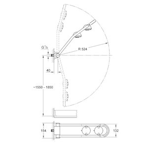 Grohe Freehander 27005 recessed feed (27005000) - main image 2