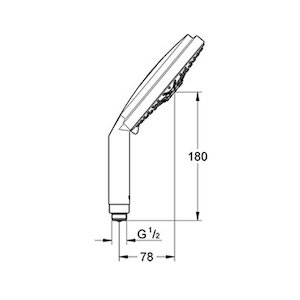 Grohe Rainshower Cosmopolitan 160mm - Chrome (28756000) - main image 2