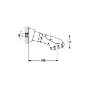 Grohe Relexa Plus fixed shower dual - Chrome (28189000) - main image 2