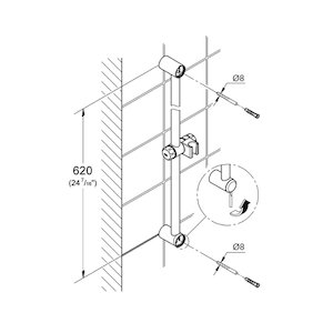 Grohe Tempesta shower kit duo - Chrome (28438000) - main image 2