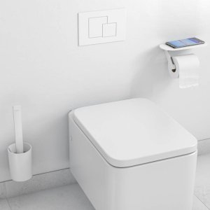 Hansgrohe WallStoris Toilet Bundle - Matt White (27969700) - main image 2