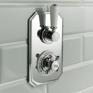 Hudson Reed Twin Concealed Shower Valve Only With Diverter (TSVT004) - main image 2