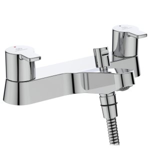 Ideal Standard Calista two taphole deck mounted dual control bath shower mixer (B1152AA) - main image 2