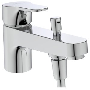 Ideal Standard Cerabase single lever bath shower mixer with shower set (BD056AA) - main image 2