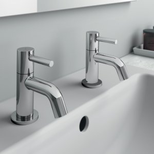 Ideal Standard Ceraline basin pillar taps (BC184AA) - main image 2