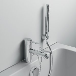 Ideal Standard Ceraline single lever one hole bath shower mixer (BC191AA) - main image 2