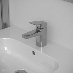 Ideal Standard Ceraplan single lever basin mixer with click waste (BD246AA) - main image 2