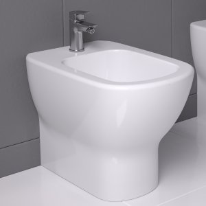 Ideal Standard Tesi single lever bidet mixer with pop-up waste (A6589AA) - main image 2