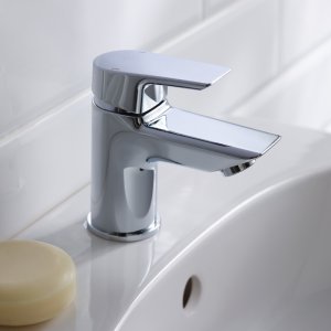 Ideal Standard Tesi single lever mini basin mixer no waste (A6588AA) - main image 2