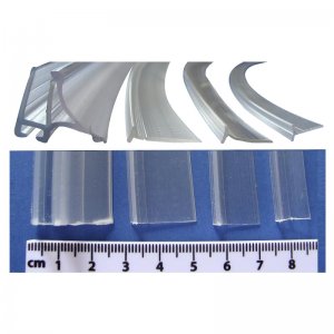 Ideal Standard universal bath screen carrier and flap seal set - 1m (LV68967) - main image 2
