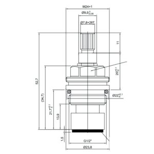 Inventive Creations 1/2" Cartridge - Hot (BC4H) - main image 2