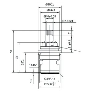 Inventive Creations 3/4" Cartridge - Cold (BC2C) - main image 2