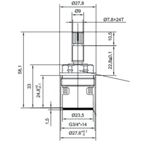 Inventive Creations 3/4" Cartridge - Hot (BC3H) - main image 2