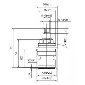 Inventive Creations BC2 3/4" Tap Cartridge - Pair (BC2) - main image 2