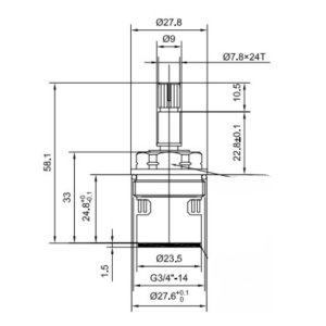 Inventive Creations BC3 3/4" Tap Cartridge - Pair (BC3) - main image 2