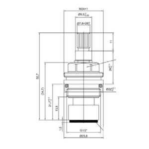 Inventive Creations BC4 1/2" Tap Cartridge - Pair (BC4) - main image 2